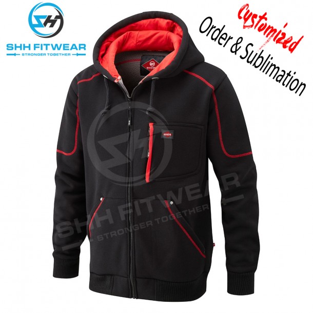 SHH MEN’S  HOODIE LINED FLEECE M-HOOD-001